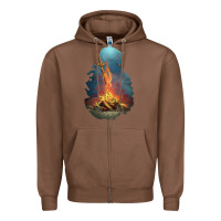 Chestnut Limited Edition Dark Souls Zipper Hoodie - tuanDangUi