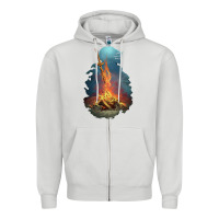Dove Grey Limited Edition Dark Souls Zipper Hoodie - tuanDangUi