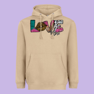 Love More Heavyweight Hoodie Designed By Sublimationcraftshop