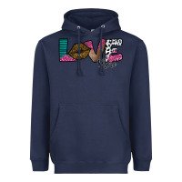 Navy Love More Heavyweight Hoodie - SublimationCraftShop