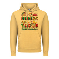 Vintage Mustard I'm just here for the tacos #cincodemayo Vintage Hoodie - NancyCooperArtShop