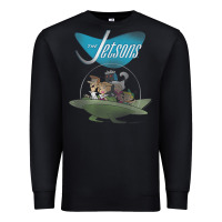 Black The Jetsons Ship Premium Sweatshirt - tuanDangUi