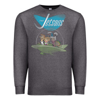 Charcoal Heather The Jetsons Ship Premium Sweatshirt - tuanDangUi