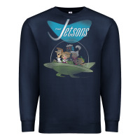Navy The Jetsons Ship Premium Sweatshirt - tuanDangUi