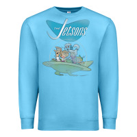 Ocean Blue The Jetsons Ship Premium Sweatshirt - tuanDangUi