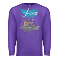 Purple The Jetsons Ship Premium Sweatshirt - tuanDangUi