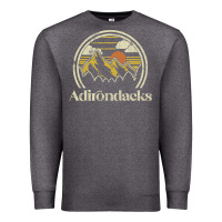 Charcoal Heather Adirondacks Mountains New York Vintage Hiking Camp Premium Sweatshirt - tuanDangUi