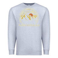 Heather Grey Adirondacks Mountains New York Vintage Hiking Camp Premium Sweatshirt - tuanDangUi