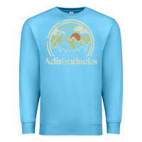 Ocean Blue Adirondacks Mountains New York Vintage Hiking Camp Premium Sweatshirt - tuanDangUi