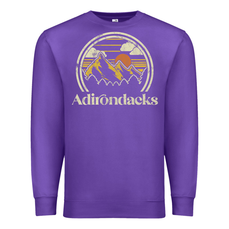 Adirondacks Mountains New York Vintage Hiking Camp Premium Sweatshirt by tuanDangUi | Teevron