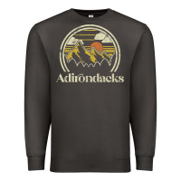 Smoke Adirondacks Mountains New York Vintage Hiking Camp Premium Sweatshirt - tuanDangUi