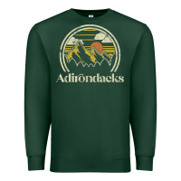 Sports Green Adirondacks Mountains New York Vintage Hiking Camp Premium Sweatshirt - tuanDangUi