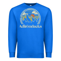 True Royal Adirondacks Mountains New York Vintage Hiking Camp Premium Sweatshirt - tuanDangUi