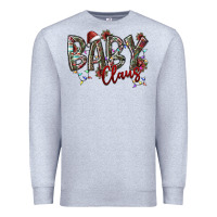 Heather Grey baby claus Premium Sweatshirt - SublimationCraftShop