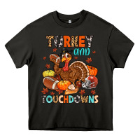 Asphalt turkey and touchdowns Heavy Core Tee - MaliasSmallBusiness