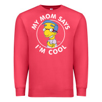 Cardinal The Simpsons Milhouse My Mom Says I'm Cool V1 Premium Sweatshirt - tuanDangUi