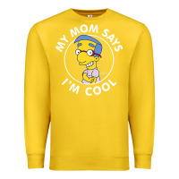 Lemon The Simpsons Milhouse My Mom Says I'm Cool V1 Premium Sweatshirt - tuanDangUi