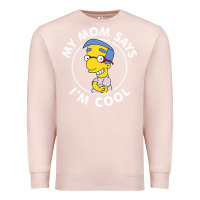 Pale Pink The Simpsons Milhouse My Mom Says I'm Cool V1 Premium Sweatshirt - tuanDangUi