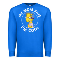 True Royal The Simpsons Milhouse My Mom Says I'm Cool V1 Premium Sweatshirt - tuanDangUi