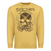 Antique Gold Seether Octoskull Premium Sweatshirt - tuanDangUi