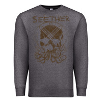 Charcoal Heather Seether Octoskull Premium Sweatshirt - tuanDangUi