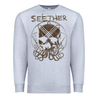 Heather Grey Seether Octoskull Premium Sweatshirt - tuanDangUi