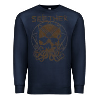 Navy Seether Octoskull Premium Sweatshirt - tuanDangUi