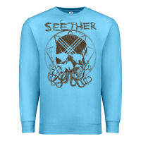 Ocean Blue Seether Octoskull Premium Sweatshirt - tuanDangUi
