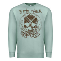 Seafoam Seether Octoskull Premium Sweatshirt - tuanDangUi
