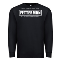 Black John Fetterman, Vote Fetterman For Senate, Preside Premium Sweatshirt - tuanDangUi