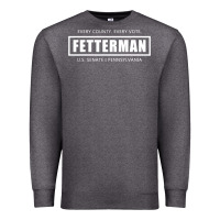Charcoal Heather John Fetterman, Vote Fetterman For Senate, Preside Premium Sweatshirt - tuanDangUi
