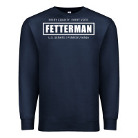 Navy John Fetterman, Vote Fetterman For Senate, Preside Premium Sweatshirt - tuanDangUi