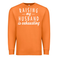 Carrot raising my husband is exhausting wife gifts funny Premium Sweatshirt - tuanDangUi