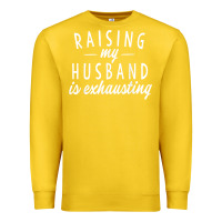 Lemon raising my husband is exhausting wife gifts funny Premium Sweatshirt - tuanDangUi