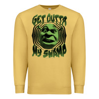 Antique Gold Shrek Get Outta My Swamp Premium Sweatshirt - tuanDangUi