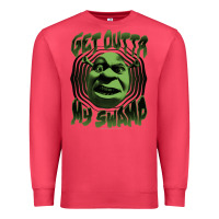 Cardinal Shrek Get Outta My Swamp Premium Sweatshirt - tuanDangUi