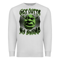 Dove Grey Shrek Get Outta My Swamp Premium Sweatshirt - tuanDangUi