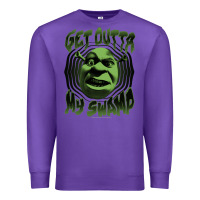 Purple Shrek Get Outta My Swamp Premium Sweatshirt - tuanDangUi