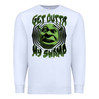 White Shrek Get Outta My Swamp Premium Sweatshirt - tuanDangUi