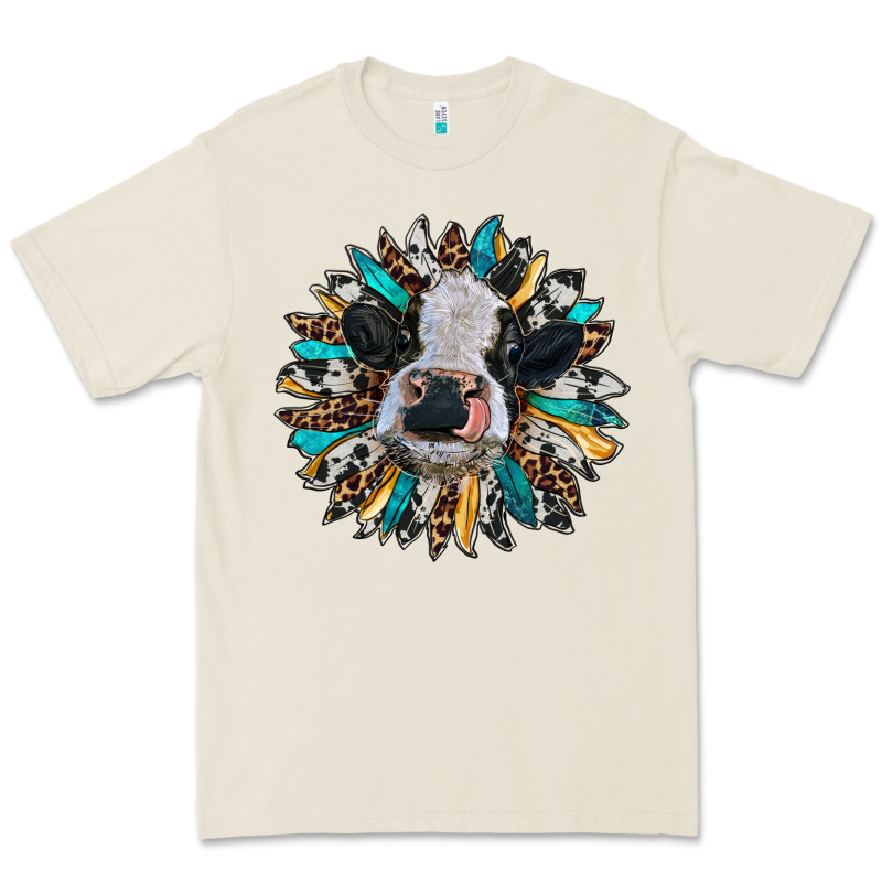 Baby Cow With Sunflower Premium Tee by RanaPortraitStore | Teevron