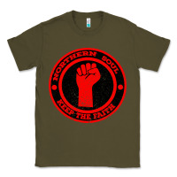 Army Green Northern Soul Keep the Faith Classic Tee - Bettercallsaul
