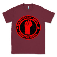 Burgundy Northern Soul Keep the Faith Classic Tee - Bettercallsaul