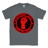 Charcoal Heather Northern Soul Keep the Faith Classic Tee - Bettercallsaul