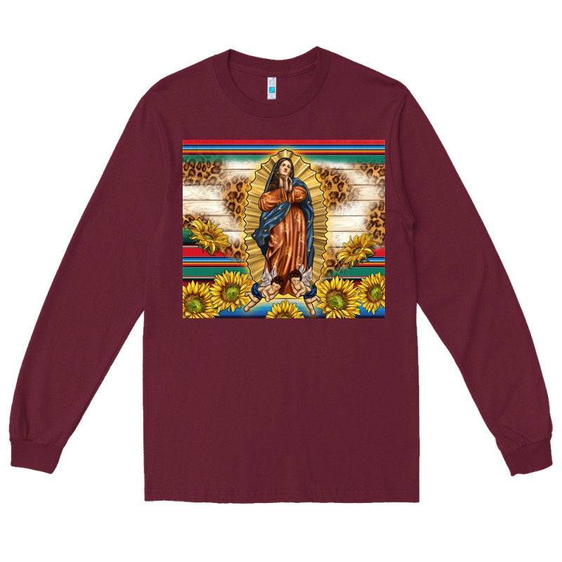 Our Lady Of Guadalupe Long Sleeve Tee by TumblerDesignByShophia | Teevron
