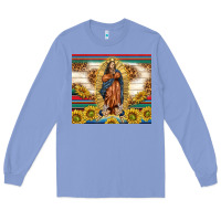 Colony Blue our lady of guadalupe Long Sleeve Tee - TumblerDesignByShophia