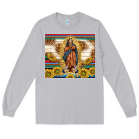 Moon Dust our lady of guadalupe Long Sleeve Tee - TumblerDesignByShophia