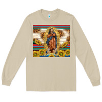 Mushroom our lady of guadalupe Long Sleeve Tee - TumblerDesignByShophia