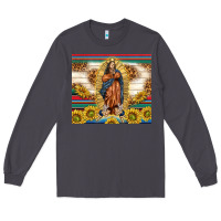 Smoke our lady of guadalupe Long Sleeve Tee - TumblerDesignByShophia