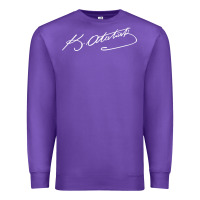 Purple mustafa kemal ataturk Premium Sweatshirt - tuanDangUi