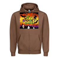 Chestnut it's spooky season tumbler Zipper Hoodie - BundleAndBundleShop